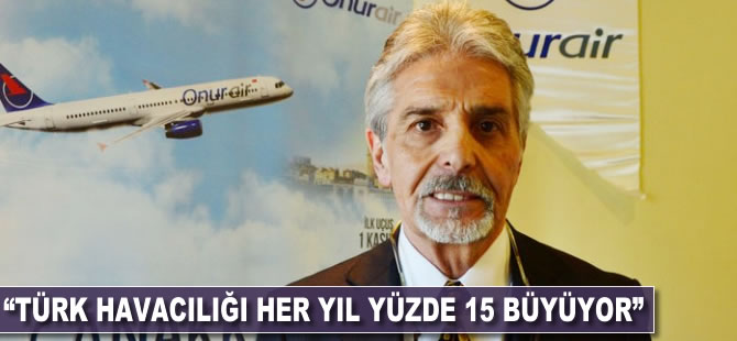 "Türk havacılığı her yıl yüzde 15 büyüyor"