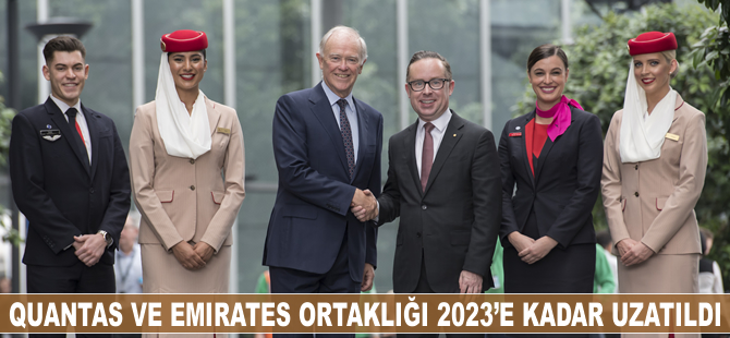 Quantas ve Emirates ortaklığı 2023'e kadar uzatıldı