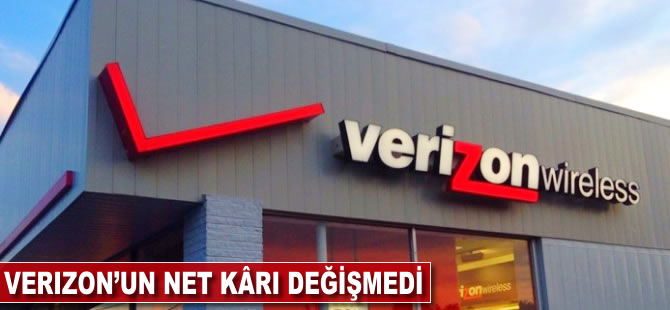 Verizon'un net kârı değişmedi