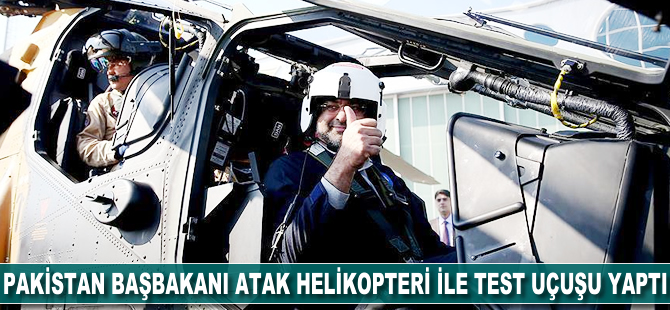 Pakistan Başbakanı Şahid Hakan Abbasi ATAK helikopteri ile test uçuşu yaptı