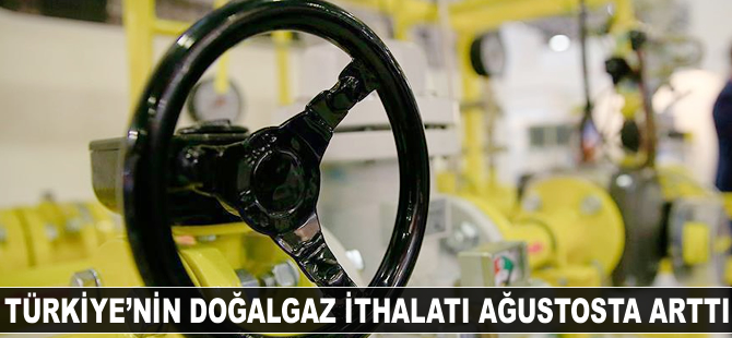 Türkiye'nin doğalgaz ithalatı ağustosta arttı