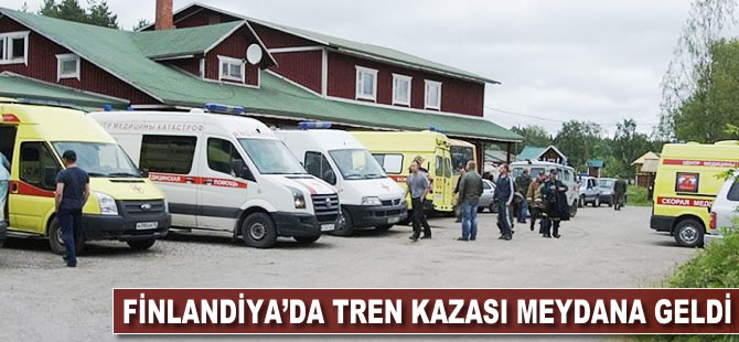 Finlandiya'da tren kazası meydana geldi