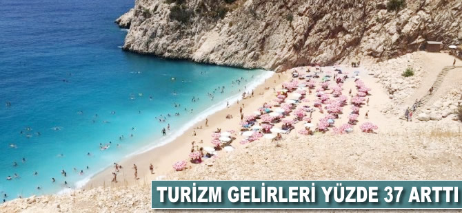 Turizm gelirleri yüzde 37 arttı