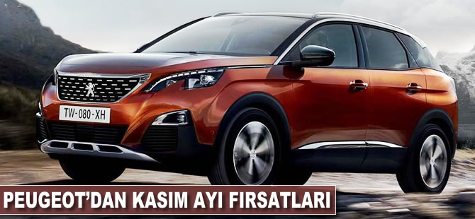 Peugeot'dan kasım fırsatları