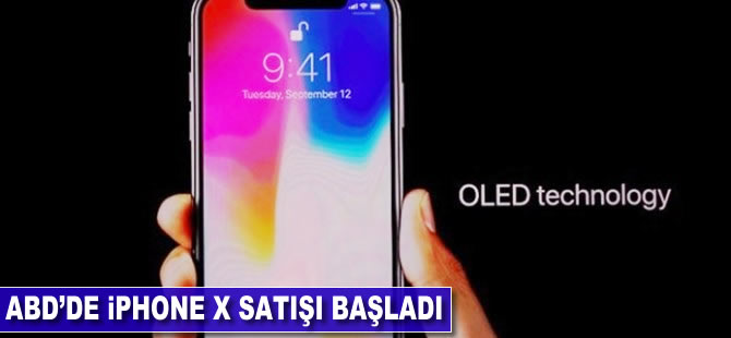 ABD'de iPhone X satışı başladı