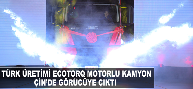 Türkiye’nin Çin’deki gurur kaynağı Ecotorq motorlu kamyon hattan indirildi