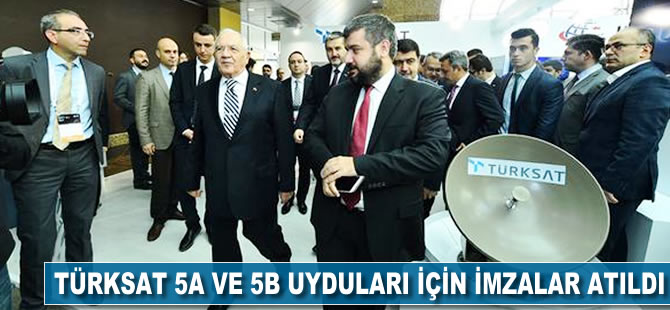 Türksat 5A ve 5B uyduları için imzalar atıldı