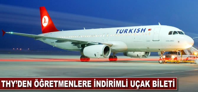 THY'den öğretmenlere indirimli uçak bileti