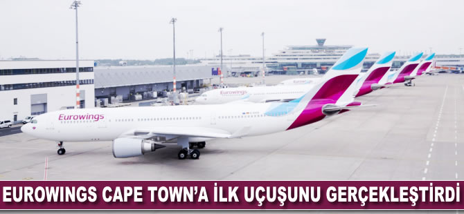 Eurowings Cape Town’a ilk uçuşunu gerçekleştirdi