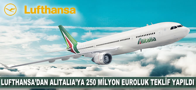 Lufthansa'dan Alitalia'ya 250 milyon euroluk teklif yapıldı