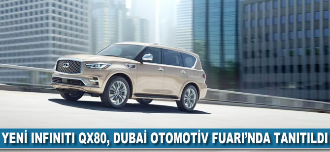 Yeni Infiniti QX80, Dubai Otomobil Fuarı'nda tanıtıldı