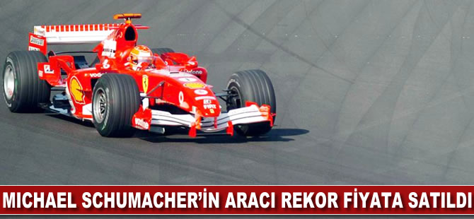 Michael Schumacher'in aracı rekor fiyata satıldı