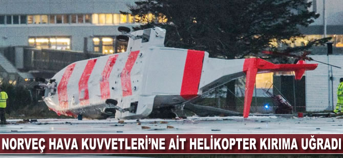 Norveç Hava Kuvvetleri'ne ait helikopter kırıma uğradı