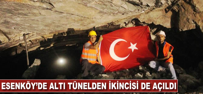 Esenköy'de altı tünelin ikincisi de açıldı