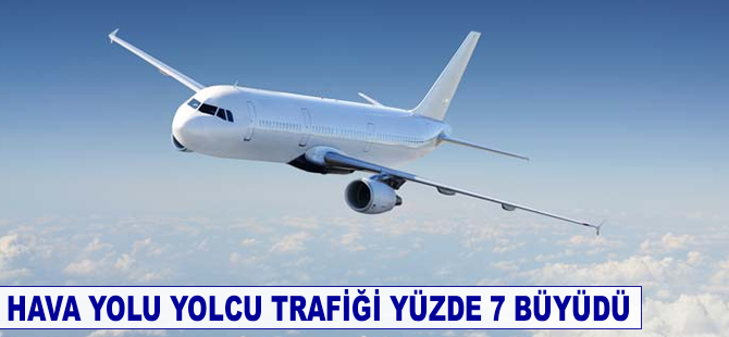 Hava yolu yolcu trafiği yüzde 7 büyüdü