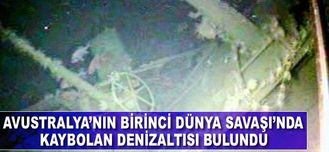 Avustralya'nın Birinci Dünya Savaşı'nda kaybolan denizaltı bulundu