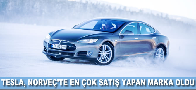 Tesla, Norveç'te en çok satış yapan marka oldu