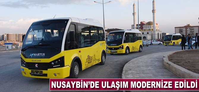 Nusaybin'de ulaşım sistemi modernize edildi