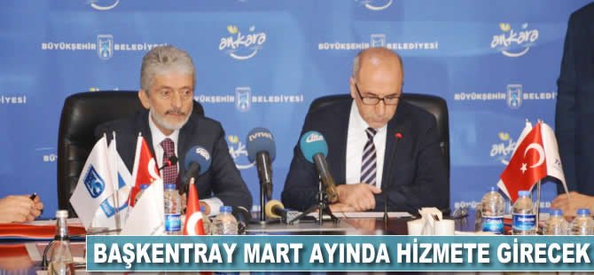 Başkentray mart ayında hizmete girecek