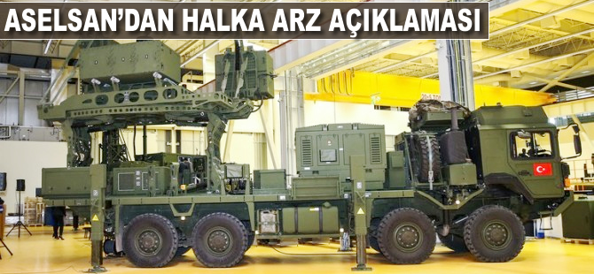 ASELSAN'dan halka arz açıklaması