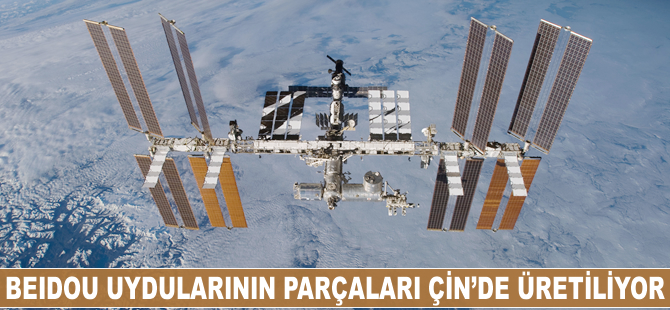 Beidou uydularının parçaları Çin'de üretiliyor