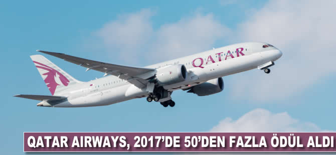 Qatar Airways, 2017'de 50'den fazla ödül aldı