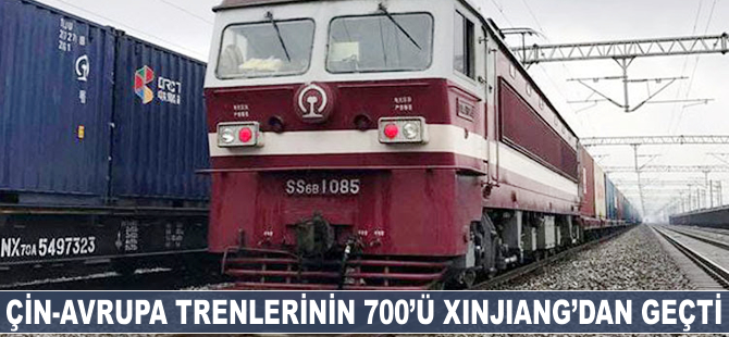 Çin-Avrupa trenlerinin 700'ü Xinjiang'dan geçti