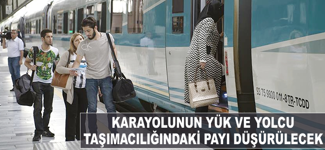 Karayolunun yük ve yolcu taşımacılığındaki payı düşürülecek