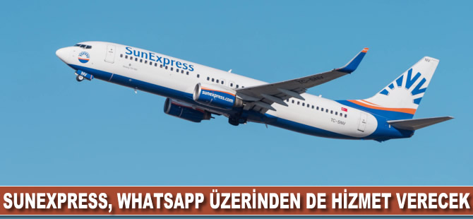 Sunexpress, Whatsapp üzerinden de hizmet verecek