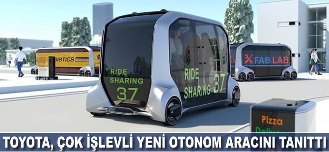 Toyota, yeni otonom elektrikli aracını tanıttı