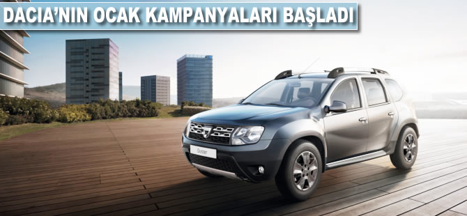 Dacia'nın ocak kampanyaları başladı