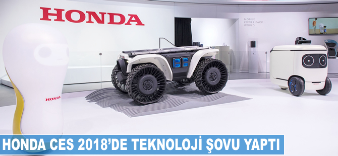 Honda CES 2018’de teknoloji şovu yaptı