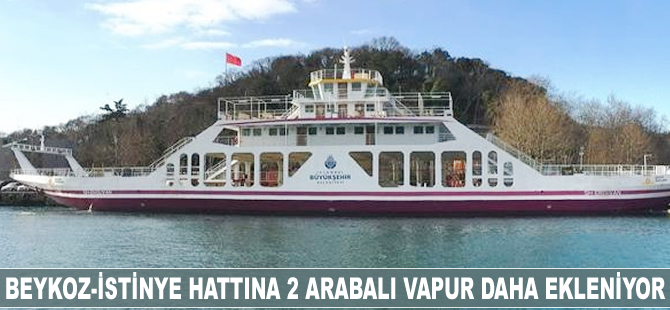 Beykoz-İstinye hattına 2 arabalı vapur daha ekleniyor