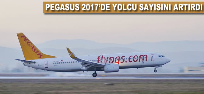 Pegasus 2017'de yolcu sayısını artırdı