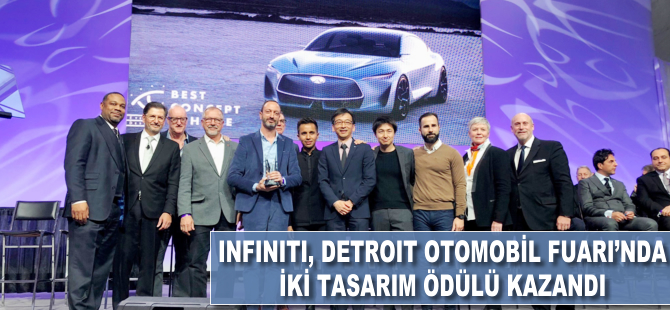 INFINITI, Detroit Otomobil Fuarı’nda iki tasarım ödülü kazandı