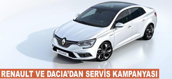 Renault ve Dacia'dan "Güç Sende" servis kampanyası