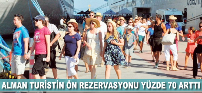 Alman turistin ön rezervasyonu yüzde 70 arttı