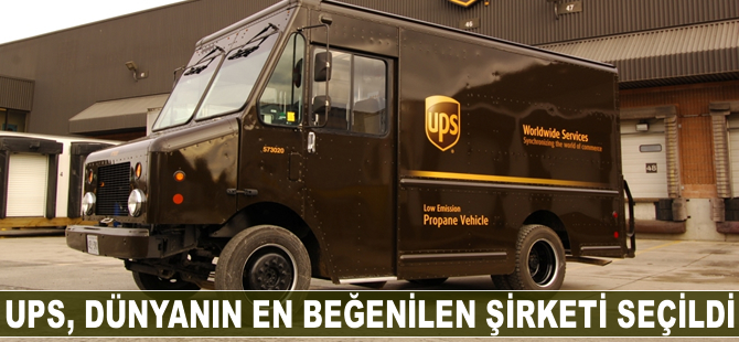 UPS, dünyanın en beğenilen şirketi seçildi