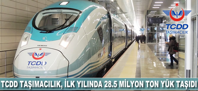 TCDD Taşımacılık, ilk yılında 28.5 milyon ton yük taşıdı