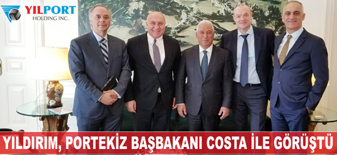 Yüksel Yıldırım, Portekiz Başbakanı Antonio Costa'yı makamında ziyaret etti