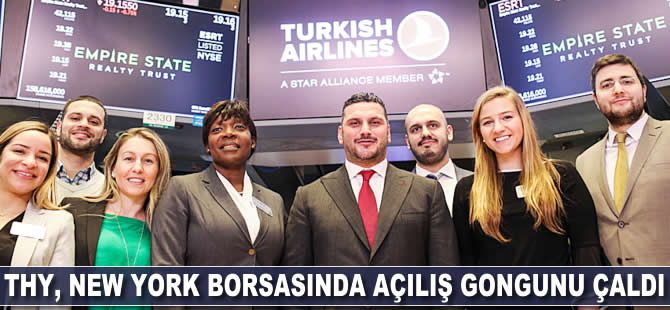 THY, New York borsasında açılış zilini çaldı