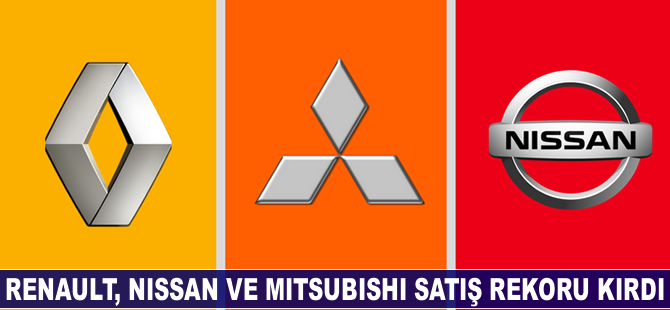 Renault, Nissan ve Mitsubishi 2017'de satış rekoru kırdı