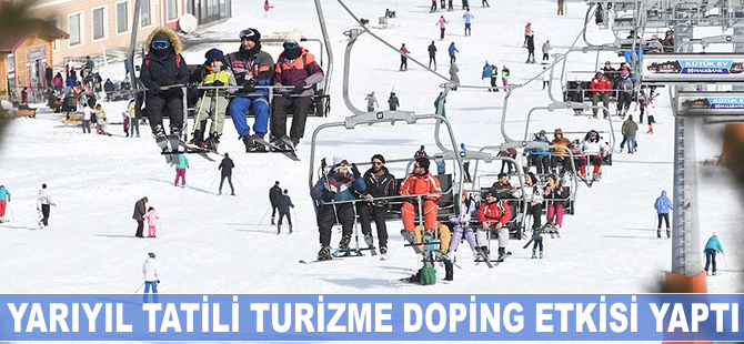 Yarıyıl tatili turizme doping etkisi yaptı