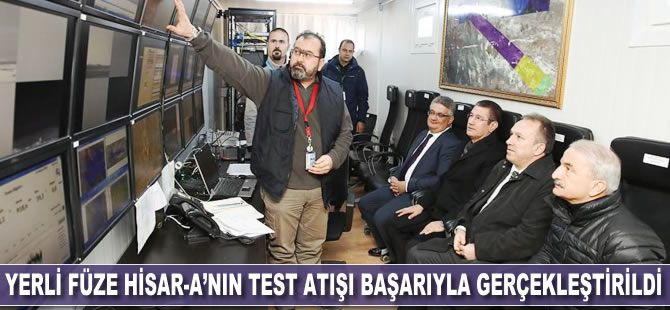 Yerli füze HİSAR-A'nın test atışı başarıyla gerçekleştirildi