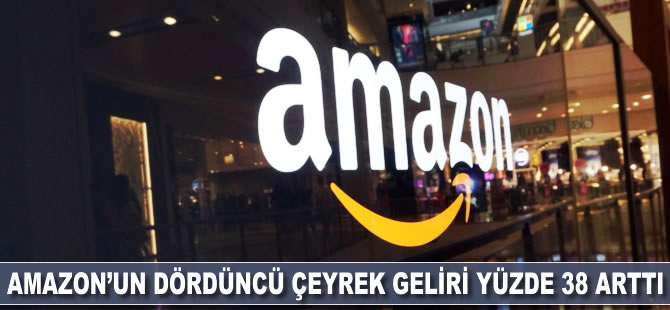 Amazon'un dördüncü çeyrek geliri yüzde 38 arttı