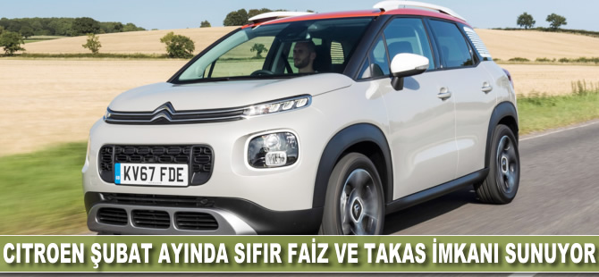 Citroen şubat ayında sıfır faiz ve takas imkanı sunuyor