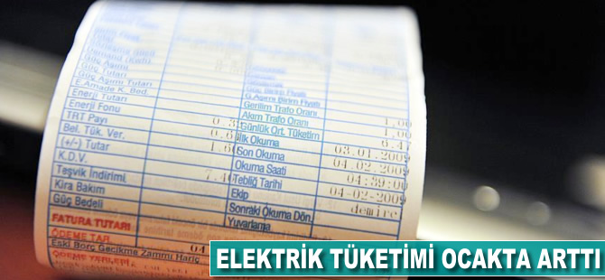 Elektrik tüketimi ocakta arttı