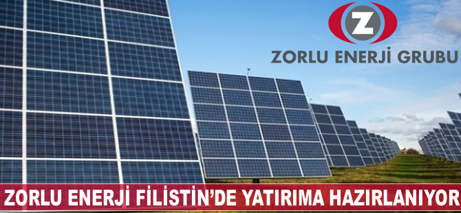 Zorlu Enerji, Filistin'de güneş ve rüzgar enerji santralleri kuracak