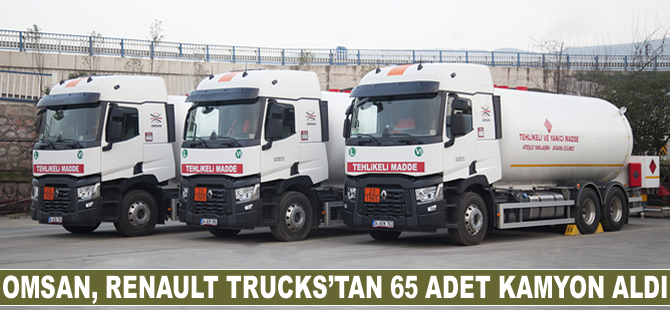 OMSAN, Renault Trucks’tan 65 adet çekici ve kamyon aldı