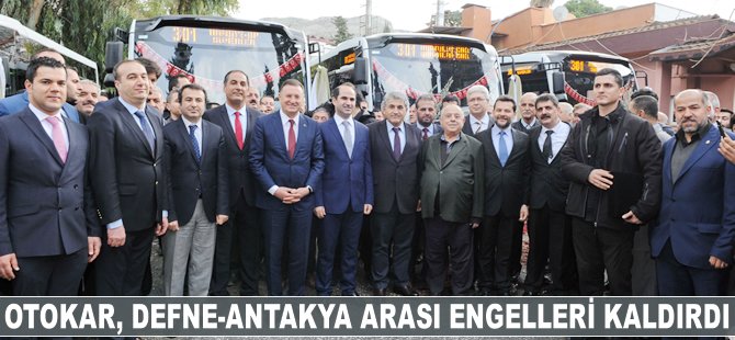 Otokar, Defne-Antakya arasında engelleri kaldırdı